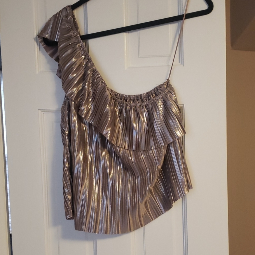 Perfect Holiday One Shoulder Top